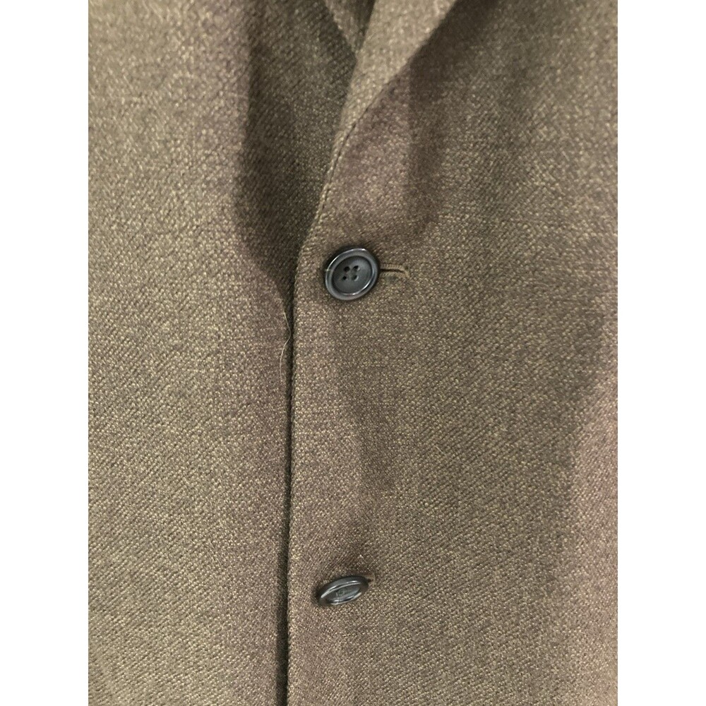Men's Pronto Uomo Couture Blazer Lambswool Brown Size 52R - Picture 5 of 8